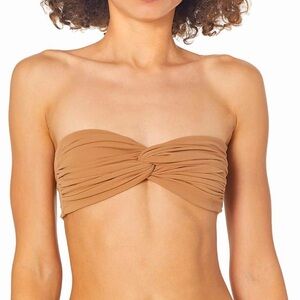 Norma Kamali Johnny D Bra Bikini Bandeau Top